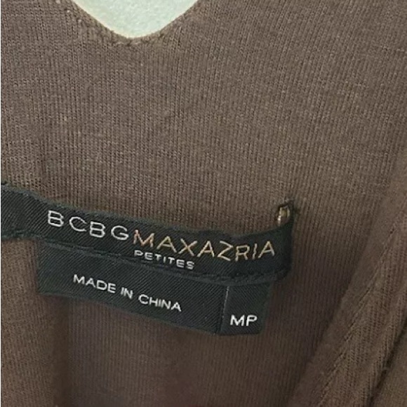 BCBG Max Azria Brown Jersey dress Medium petite - Picture 2 of 4